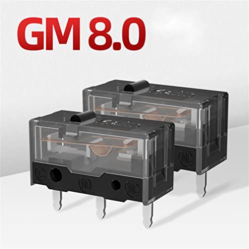 4 Stück Neu für Kailh GM 8.0 Maus Mikroschalter, 3 Pin Links/Rechts Taste für 80M Life Gaming Maus Bild 2
