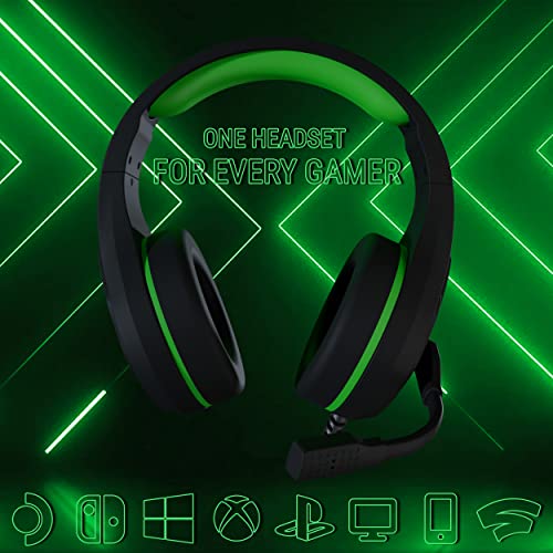 Orzly Gaming-Headset für PC und Spielekonsolen, kompatibel mit PS5, PS4, Xbox Series X | S, Xbox One, Switch und Steam Deck mit Geräuschunterdrückung – RXH-30 Sagano Edition Bild 3