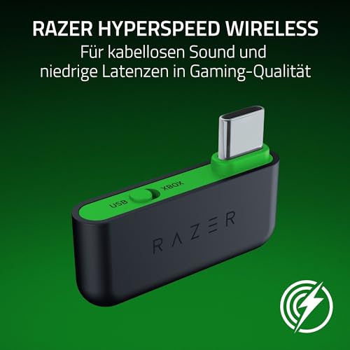 Razer Kaira HyperSpeed - Kabelloses Multiplattform-Gaming-Headset für Xbox (HyperSpeed Wireless, Triforce 50-mm-Treiber, HyperClear Kardioiden-Mik, FlowKnit Memory Foam Ohrpolster) Schwarz Bild 2