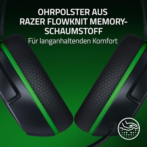 Razer Kaira HyperSpeed - Kabelloses Multiplattform-Gaming-Headset für Xbox (HyperSpeed Wireless, Triforce 50-mm-Treiber, HyperClear Kardioiden-Mik, FlowKnit Memory Foam Ohrpolster) Schwarz Bild 5