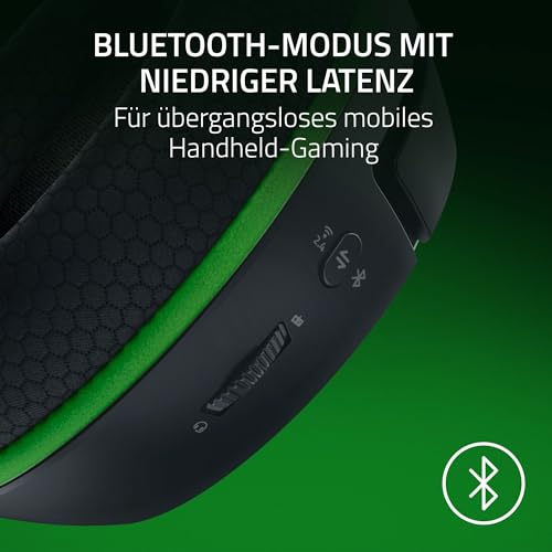 Razer Kaira HyperSpeed - Kabelloses Multiplattform-Gaming-Headset für Xbox (HyperSpeed Wireless, Triforce 50-mm-Treiber, HyperClear Kardioiden-Mik, FlowKnit Memory Foam Ohrpolster) Schwarz Bild 6