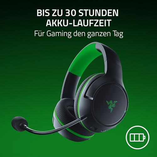 Razer Kaira HyperSpeed - Kabelloses Multiplattform-Gaming-Headset für Xbox (HyperSpeed Wireless, Triforce 50-mm-Treiber, HyperClear Kardioiden-Mik, FlowKnit Memory Foam Ohrpolster) Schwarz Bild 7