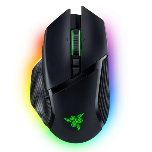 Razer Basilisk V3 Pro - Anpassbare kabellose Gaming-Maus HyperScroll Tilt Wheel (Focus Pro 30K Optischer Sensor, 13-Zonen Chroma-Beleuchtung, 10+1 Programmierbare Tasten) Schwarz Bild 1