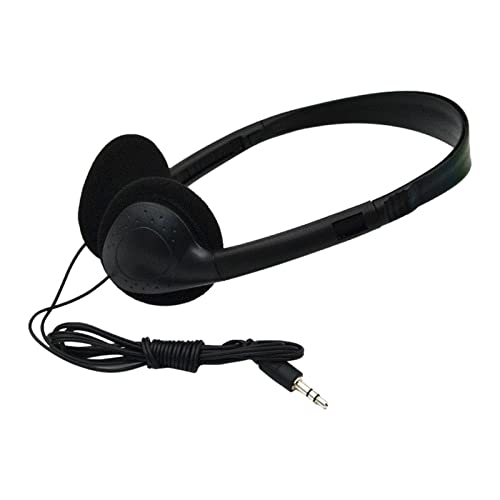 Kabelgebundenes Headset, Stereo-Kopfhörer mit Geräuschunterdrückungs-Mikrofon, kabelgebundenes Gaming-Headset, Overhead-Kopfhörer für Computer/PC/Laptop/Handys, 3,5-mm-Audiobuchse, Schwarz Bild 7