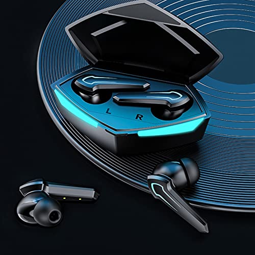 Zunate Kabellose Gaming-Ohrhörer, Bluetooth 5.2-Headset mit Zwei Modi, Integriertes Mikrofon, 45 Ms Extrem Niedrige Latenz, Synchronisiert Audio Vollständig mit Video(Schwarz) Bild 7