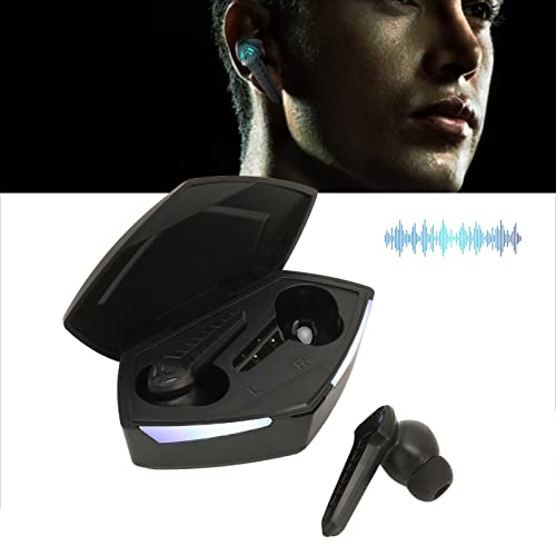 Annadue Bluetooth-Ohrhörer, kabellose Gaming-Kopfhörer, 45 ms, ultra-niedrige Latenz, Dual-Modi, integriertes Mikrofon, Schwarz Bild 7
