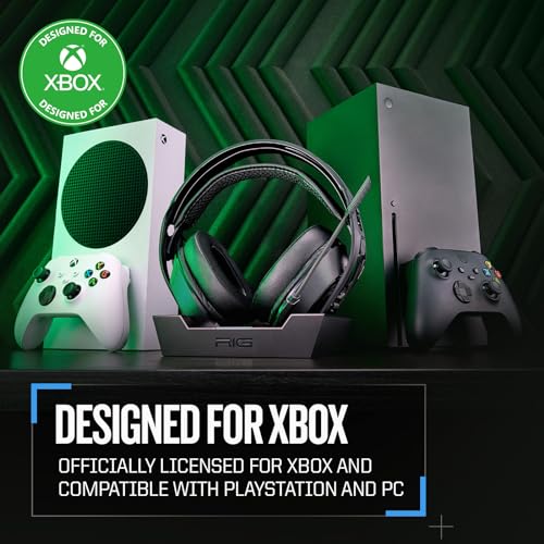 Rig 800 PRO HX Wireless Headset und Multifunktions-Basisstation für Xbox Series X|S, Xbox One, Windows 10/11 PCs - mit Dolby Atmos für Kopfhörer, 3D Surround Sound - 24h Akku Bild 2