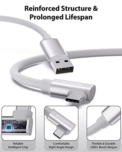 Stouchi 6m Link Kabel,Kompatibel mit Meta/Oculus Quest2/Quest3/Pro PICO 4 PC Steam VR, Virtual Reality Headset Kabel,Hochgeschwindigkeits PC Datenübertragungs,USB 3.0 auf USB C Kabel für Gaming PC Bild 4