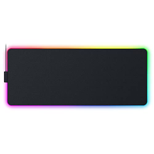 Razer Strider Chroma - Hybrid-Gaming-Mauspad mit Razer Chroma RGB (Hybrid-Mauspad, 19 RGB Beleuchtungszonen, XL-Format, Rutschfeste Unterseite) Schwarz Bild 1