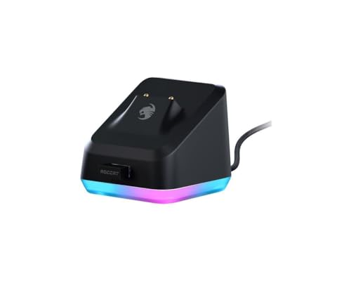 Roccat Kone XP Air – kabellose Gaming-Maus mit optischem Sensor mit 19.000 DPI, AIMO RGB-Beleuchtung, 4D-Mausrad, schwarz Bild 3