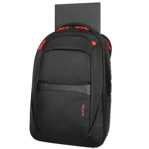 TARGUS TBB639GL 17,3" Strike II Gaming-Rucksack - Schwarz Geräumiges 27-Liter-Fassungsvermögen Übergroßes Innenfach für Gaming-Zubehör mit Headset-Schlaufe Bild 6