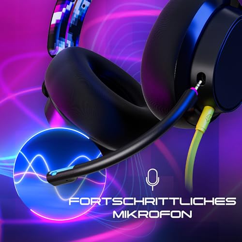 Skullcandy SLYR Kabelgebundenes Multi-Platform Over-Ear Gaming Headset für Xbox, PlayStation und PC - Schwarz Bild 3