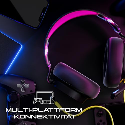 Skullcandy SLYR Kabelgebundenes Multi-Platform Over-Ear Gaming Headset für Xbox, PlayStation und PC - Schwarz Bild 6