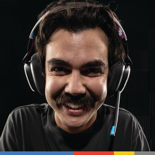 Skullcandy PLYR Kabelloses Multi-Platform Over-Ear Gaming Headset für Xbox, PlayStation und PC, Enhanced Sound Perception, 24 Std. Akkulaufzeit, KI-Mikro - Schwarz Bild 6