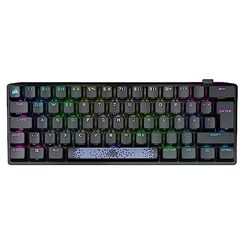 Corsair K70 PRO Mini Wireless RGB 60% Mechanische Gaming-Tastatur, Schwarz (QWERTZ Layout) Bild 1