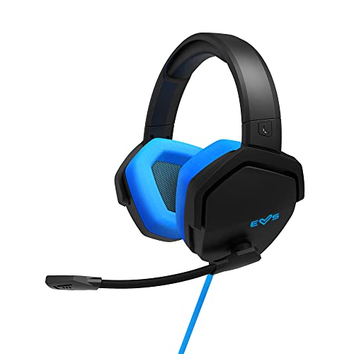 Energy Sistem Gaming Headset ESG 4 Surround 7.1 Blue (Over-Ear Kopfhörer, LED-Beleuchtung, 7.1 Surround-Sound, ohrumfassende Ohrpolster aus Leder) - Blau Bild 1