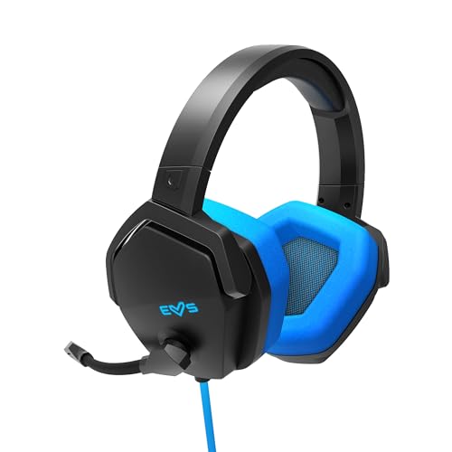 Energy Sistem Gaming Headset ESG 4 Surround 7.1 Blue (Over-Ear Kopfhörer, LED-Beleuchtung, 7.1 Surround-Sound, ohrumfassende Ohrpolster aus Leder) - Blau Bild 2