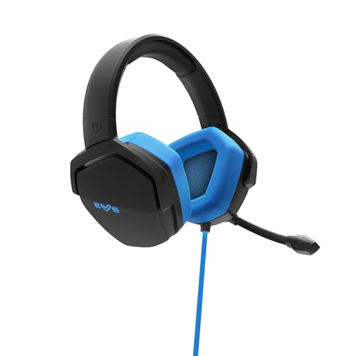 Energy Sistem Gaming Headset ESG 4 Surround 7.1 Blue (Over-Ear Kopfhörer, LED-Beleuchtung, 7.1 Surround-Sound, ohrumfassende Ohrpolster aus Leder) - Blau Bild 3
