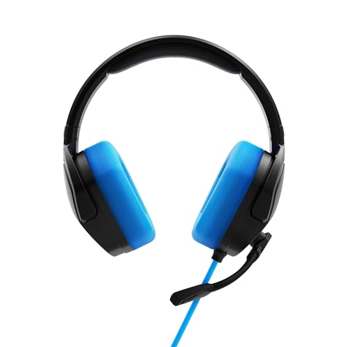 Energy Sistem Gaming Headset ESG 4 Surround 7.1 Blue (Over-Ear Kopfhörer, LED-Beleuchtung, 7.1 Surround-Sound, ohrumfassende Ohrpolster aus Leder) - Blau Bild 4