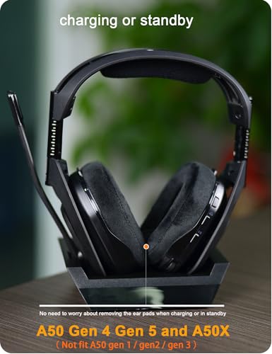 A50 Gen 4 Mod Kit – defean Ersatz-Ohrpolster und Kopfbügel, kompatibel mit Astro-A50 Gen 4 Headset, Ohrpolster, hochdichter Geräuschunterdrückungsschaum, zusätzliche Dicke Bild 4