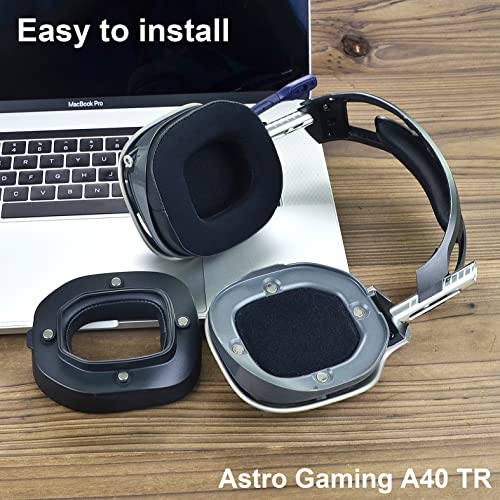 A40 TR Mod Kit – defean Ersatz-Ohrpolster und Kopfband, kompatibel mit Astro Gaming A40 TR Headset, Ohrpolster, hochdichter, zusätzliche Dicke (Schwarz, seidiger Kühlstoff) Bild 5
