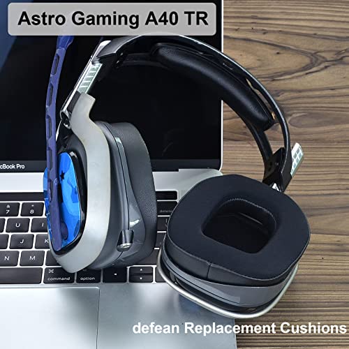 A40 TR Mod Kit – defean Ersatz-Ohrpolster und Kopfband, kompatibel mit Astro Gaming A40 TR Headset, Ohrpolster, hochdichter, zusätzliche Dicke (Schwarz, seidiger Kühlstoff) Bild 7