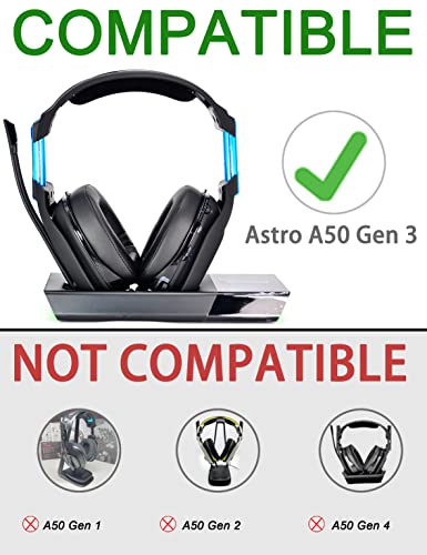 A50 Gen 3 Mod Kit – defean Ersatz-Ohrpolster und Kopfband, kompatibel mit Astro A50 Gen 3 Headset, Ohrpolster, hochdichter, geräuschunterdrückender Schaumstoff, seidig, kühlender Stoff) Bild 2