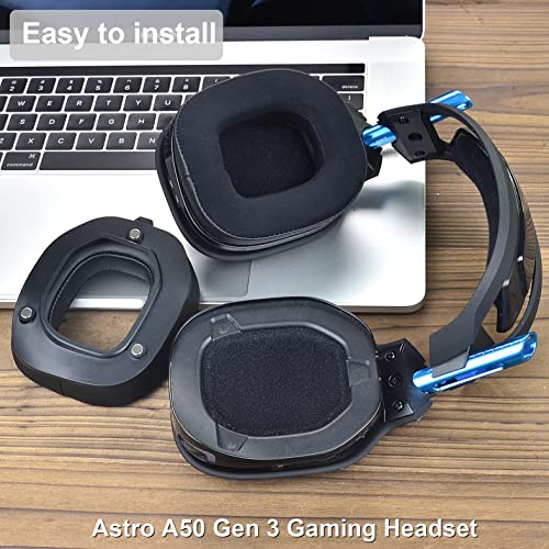 A50 Gen 3 Mod Kit – defean Ersatz-Ohrpolster und Kopfband, kompatibel mit Astro A50 Gen 3 Headset, Ohrpolster, hochdichter, geräuschunterdrückender Schaumstoff, seidig, kühlender Stoff) Bild 4