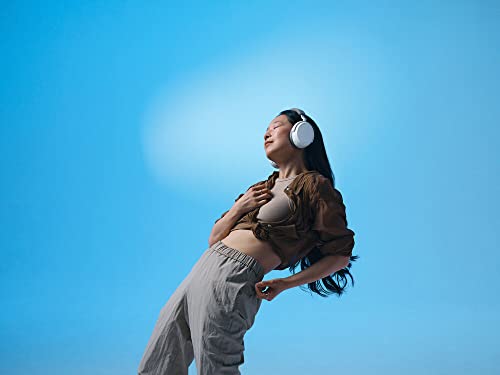 Sennheiser MOMENTUM 4 Wireless Noise Cancelling Headphones – Bluetooth Kopfhörer Headset für kristallklare Anrufe mit adaptiver Geräuschunterdrückung, Over-Ear, 60 h Akku, faltbar, weiß Bild 2