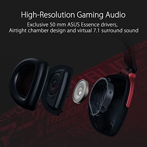 ASUS ROG Delta S Core Gaming Headset (3.5 mm-Anschluss, abnehmbares Mikrofon, kompatibel mit PCs, Mac, PlayStation, Nintendo Switch, Xbox), 90YH03JC-B1UA00 Bild 2
