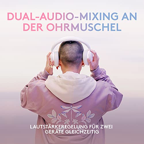 Logitech G735 Kabelloses Gaming-Headset und Blue Yeti Premium-USB-Gaming-Mikrofon Set für Streaming mit exklusiven Streamlabs Designs, kompatibel mit PC/Mac – Weiß Bild 4