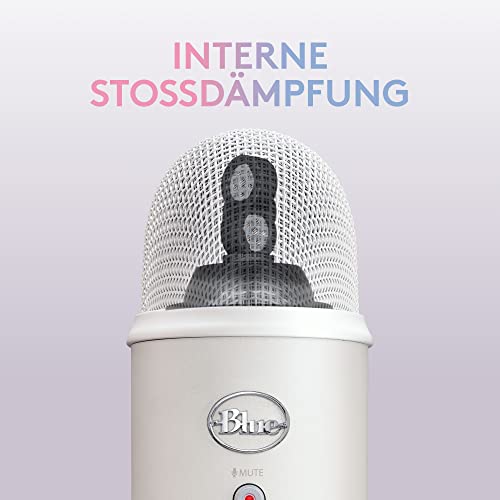 Logitech G735 Kabelloses Gaming-Headset und Blue Yeti Premium-USB-Gaming-Mikrofon Set für Streaming mit exklusiven Streamlabs Designs, kompatibel mit PC/Mac – Weiß Bild 5