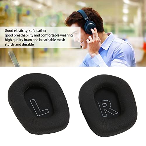 VBESTLIFE G733 Ohrpolster, Gaming Headset Ersatz Atmungsaktive Elastische Ohrpolsterabdeckung für G733(Schwarz) Bild 5