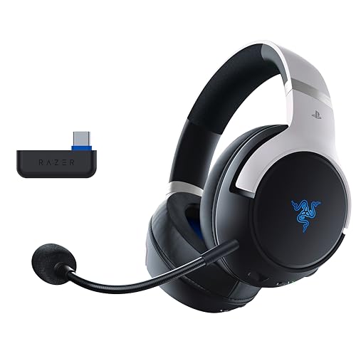 Razer Kaira Pro HyperSpeed - Kabelloses Multiplattform-Gaming-Headset mit Haptik (Razer HyperSpeed Wireless, HyperSense Haptik, Integriertes Hybrid-Mikrofon, TriForce Titanium 50mm Treiber) Schwarz Bild 1