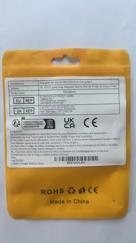 Ersatz-Spielmikrofon für Logitech G233 / G433-Serie Stereo-Gaming-Headset auf PS4 PS5 PC, abnehmbares 3,5-mm-Boom-Mikrofon mit Geräuschunterdrückung Bild 2