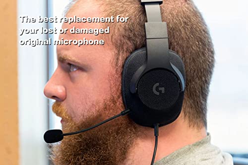 Ersatz-Spielmikrofon für Logitech G233 / G433-Serie Stereo-Gaming-Headset auf PS4 PS5 PC, abnehmbares 3,5-mm-Boom-Mikrofon mit Geräuschunterdrückung Bild 5