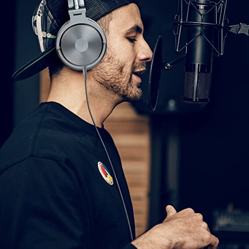 OneOdio Over Ear Kopfhörer mit Kabel, HiFi Studiokopfhörer mit Hi-Res, 50mm Treiber, Share-Port, Große Ohrmuscheln, 6,35 & 3,5mm Klinke, Geschlossene DJ Headphones für Podcast, Handy, PC (Pro 50) Bild 2