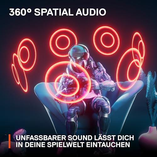 SteelSeries Arctis Nova 3 - Multi-System Gaming-Headset – Hi-Fi-Treiber – 360° Surround-Sound –RGB-Beleuchtung – Memory Foam-Ohrpolster – Ultraleicht – ClearCast Gen 2-Mikrofon – PC, PS5, PS4, Switch Bild 6