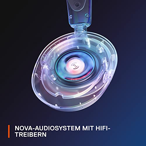 SteelSeries Arctis Nova 1P - Multi-System Gaming-Headset – Hi-Fi-Treiber – 360° Surround-Sound – Memory Foam-Ohrpolster – Mikrofon mit Geräuschunterdrückung – PS5, PS4, PC, Xbox - Schwarz Bild 4