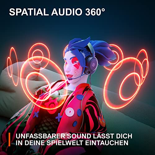 SteelSeries Arctis Nova 1P - Multi-System Gaming-Headset – Hi-Fi-Treiber – 360° Surround-Sound – Memory Foam-Ohrpolster – Mikrofon mit Geräuschunterdrückung – PS5, PS4, PC, Xbox - Schwarz Bild 5