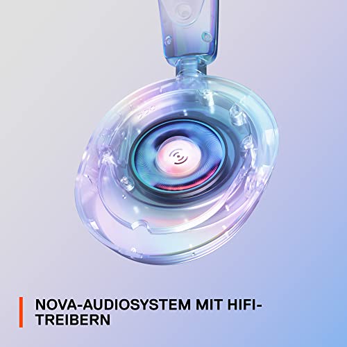 SteelSeries Arctis Nova 1P - Multi-System Gaming-Headset – Hi-Fi-Treiber – 360° Surround-Sound – Memory Foam-Ohrpolster – Mikrofon mit Geräuschunterdrückung – PS5, PS4, PC, Xbox - Weiß Bild 4