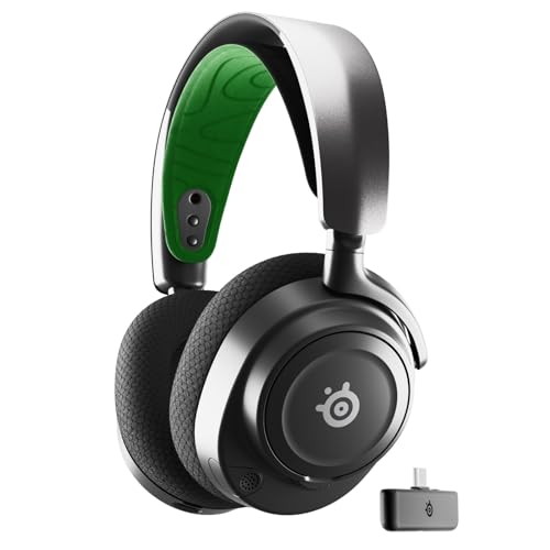 SteelSeries Arctis Nova 7X Wireless- Multi-Plattform Gaming-Headset-PS5,PC,Mobile - Magnetische Neodym-Treiber- 2,4 GHz + Mischbarer Bluetooth- 38 H Akkulaufzeit– ClearCast Gen 2 KI-Mik Bild 1
