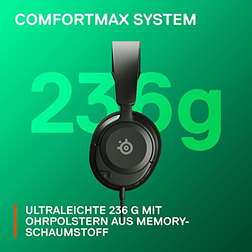 SteelSeries Arctis Nova 1X - Multi-System Gaming-Headset – Xbox, PC, PS5, PS4 – Hi-Fi-Treiber – 360° Surround-Sound – Memory Foam-Ohrpolster – Mikrofon mit Geräuschunterdrückung Bild 5