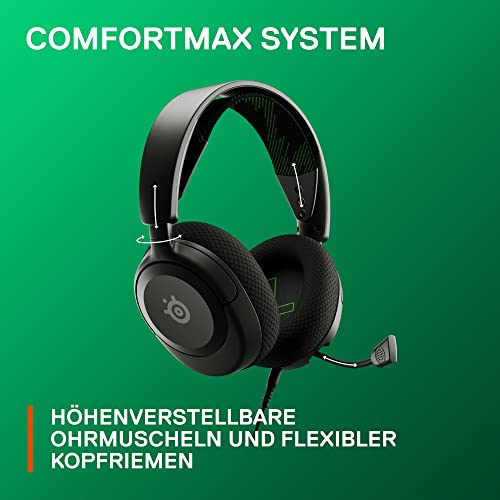 SteelSeries Arctis Nova 1X - Multi-System Gaming-Headset – Xbox, PC, PS5, PS4 – Hi-Fi-Treiber – 360° Surround-Sound – Memory Foam-Ohrpolster – Mikrofon mit Geräuschunterdrückung Bild 6