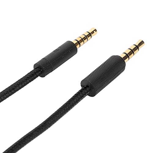 Ersatz Audio Aux Kabel für G Pro, G Pro X, G433, G233 Gaming Headset, Kabel Aux Kabel Ersatz mit Inline Stummschaltung, Lautstärkeregler, 6,6 Fuß(Schwarz) Bild 7