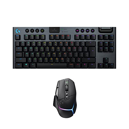 Logitech G G502 X PLUS Optische kabellose Gaming-Maus und G915 TKL Mechanische kabellose Gaming-Tastatur ohne Ziffernblock – LIGHTSYNC RGB, LIGHTSPEED – PC/Notebooks, Schwarz Bild 1