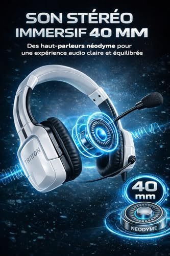 Tritton Casque Micro Kama+ Blanc Playstation 5 / Playstation 4 / Xbox/PC Bild 6