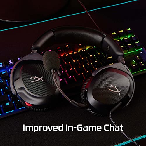 HyperX Cloud Stinger 2 – Größe neu definiert, Leichtes Over-Ear-Headset mit Mikrofon, Stummschaltung durch Wegklappen des Mikrofons, 50mm-Treiber, PC kompatibel, Schwarz Bild 2