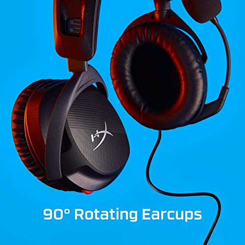 HyperX Cloud Stinger 2 – Größe neu definiert, Leichtes Over-Ear-Headset mit Mikrofon, Stummschaltung durch Wegklappen des Mikrofons, 50mm-Treiber, PC kompatibel, Schwarz Bild 6