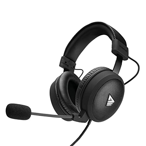 SAVIO Kopfhörer Gaming Headset mit Mikrofon Stratus Kopfhoerer - Kabelgebundene Kopfhörer mit 40mm Treiber - Leichtes und Komfortables Design Bild 1